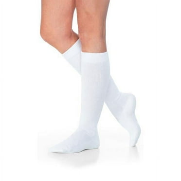 Sigvaris Well Being 160 Eversoft Diabetic 8-15 Knee High Compression Socks White Xlarge