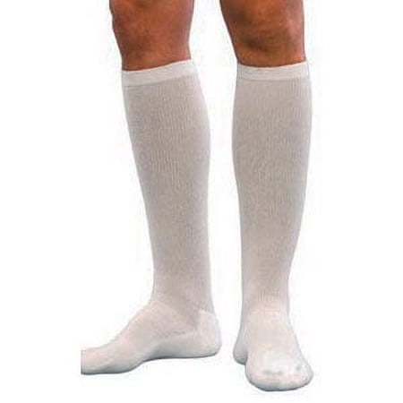 Sigvaris Well Being 182 Men's CushionedCotton Socks - 15-20 mmHg White B