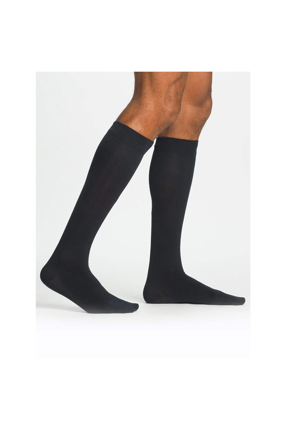 Well Being 191 Zurich Collection Men's Sea Island Cotton Socks -15-20 m   Navy A