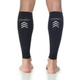 thumbnail image 1 of Sigvaris Well Being 412V Athletic Performance 20-30 Compression Leg Sleeves Black XL, 1 of 5