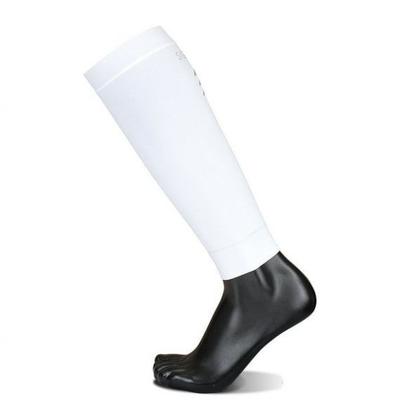 Sigvaris Well Being 412V Athletic Performance 20-30 Compression Leg Sleeves White LL