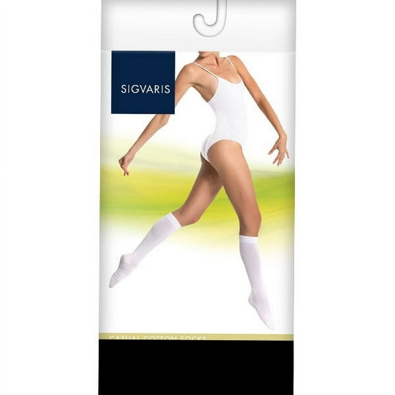 Sigvaris Women's Casual Cotton 146 Calf 15-20mmHg-C-Khaki