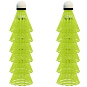 ZOUYUE 12 Pack Nylon Badminton Shuttlecocks Birdies,Nylon Feather Shuttlecocks for Badminton with Stable & Durable,Ideal Hitting Practice for Youth Players Indoor and Outdoor