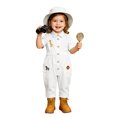 thumbnail image 1 of SiiRoh Infant Trailblazer Outfit Jungle Explorer Suit Zookeeper Jumpsuit Carnival Button Down Turndown Collar Overalls Ivory 9-12 Months, 1 of 5