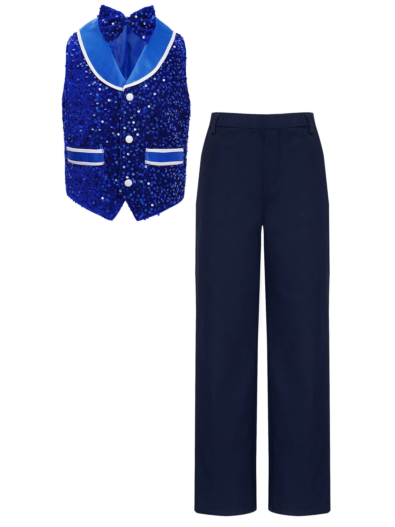 Lanvin Kids Boys Pants In Navy