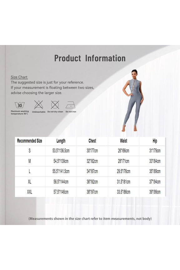 Women's Glittery Gymnastics Leotards One Piece Full Body Dance Bodysuit Figure Skating Jumpsuit Dark Green S