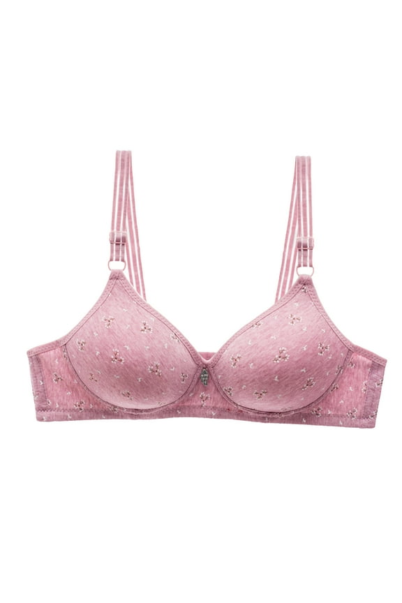 A Lingerie for Women Women's Sexy Lace Bra Underwire Balconette Unlined Demi Sheer Plus Size Hot Pink,100