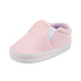 thumbnail image 1 of Siilsaa Baby Girl Crib Shoes Baby Toddler Soft Soled Comfortable Casual Sneakers With Straps Light Pink,6-12 Months, 1 of 5