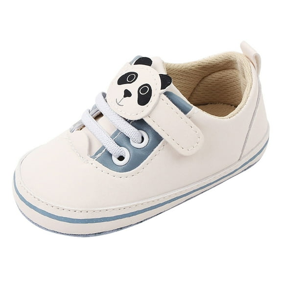 Siilsaa Baby Shoe Baby Boys Girls Walking Shoes Cozy Fleece Booties Slipper Sock Shoes Blue,12-18 Months