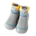 thumbnail image 1 of Siilsaa Baby Sneakers Girls Baby Toddler Sock Shoes TPE Sole Non-Skid Indoor/Outdoor Toddler Slipper Cotton Mesh Breathable Lightweight Sock Shoes for Girls Boys GY2,10-15 Months, 1 of 4