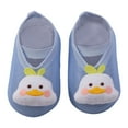 thumbnail image 1 of Siilsaa Baby Walking Shoes Summer Baby Sock Shoes Boys Girls First Walking Shoes Non Slip Cartoon Soft Rubber Sole Baby Slipper Toddler Sneakers Purple,18-24 Months, 1 of 5