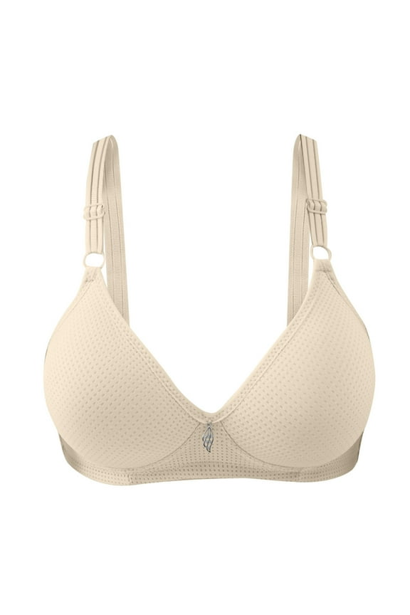 Backless Bra Bras for Women - Bralettes for Women with Support - from Small to Plus Size Lingerie Beige,36