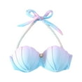 thumbnail image 1 of Siilsaa Bikini Top Women Twist Bikini Top Strapless Swimsuit Top Only H,M, 1 of 6