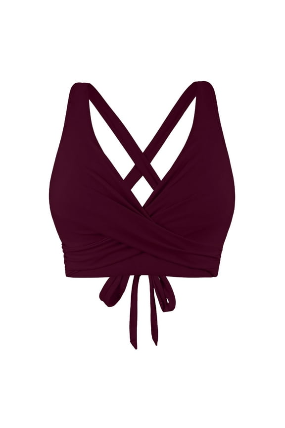 Bikini Top Womens Bikini Top Adjustable Thin Straps Bathing Suit Tops Padded Swimsuit Tops ,M