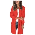 thumbnail image 1 of Siilsaa Blazers for Women Blazer Jackets for Women Work Casual Office Long Sleeve Fashion Dressy Business Outfits Red,S, 1 of 5