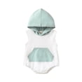 thumbnail image 1 of Siilsaa Bodysuit for Kids Girl's Casual Short Sleeve V Neck Bodysuit T-shirt GN2,70, 1 of 7
