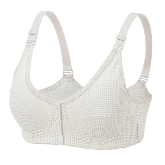 Siilsaa Bras for Women No Underwire Women's Plus Size Full Coverage Underwire Unlined Minimizer Lace Bra Dark Gray,80