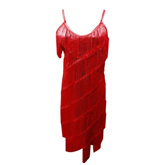 Siilsaa Bridesmaid Dresses for Women Women's 2024 Floral Boho Dress Wrap V Neck Short Sleeve Belted Ruffle Hem A-Line Flowy Maxi Dresses Red,M