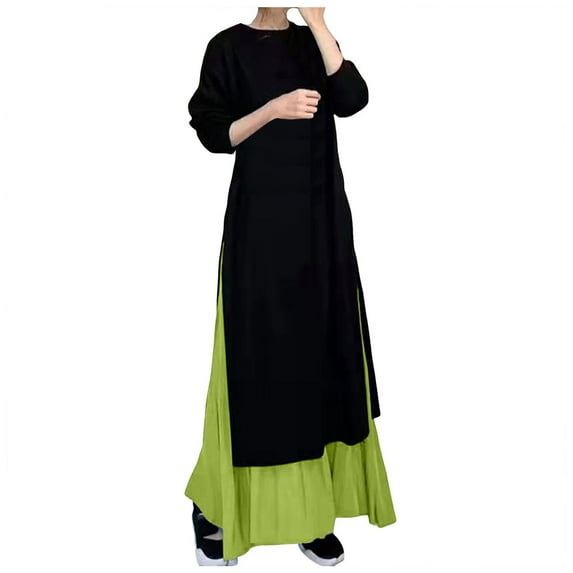 Siilsaa Casual Dresses for Women Womens Summer Sleeveless Mini Dress Casual Loose Sundress Green,One Size