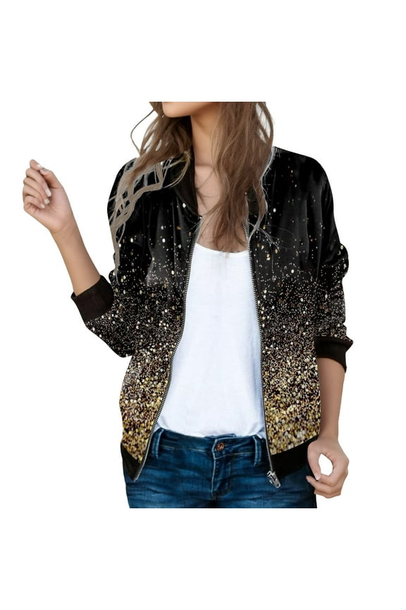 Denim Jacket 2024 Cropped Jean Jackets for Women Fashion Short Denim Shacket Jacket Lightweight Fitted Stretchy with Pockets Gold,L