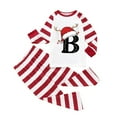 thumbnail image 1 of Siilsaa Family Pajamas Matching Sets, Cute Christmas Printed 35 Piece Sleepwear, Holiday PJs Jammies for Couples White,7-8 Years, 1 of 5