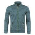 thumbnail image 1 of Siilsaa Graphic Hoodies for Men Mens Autumn And Winter Zipper Neck Solid Sweater Long Sleeve Fashion Top Sweatshirt Coat Zip Up Men'S Hoodies Sweatshirts Sky Blue,4XL, 1 of 4