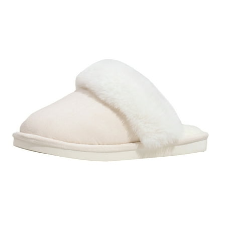 Siilsaa House Slippers for Women Men Breathable Waffle Indoor Slippers White,10