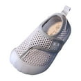 thumbnail image 1 of Siilsaa Shoes Girl Baby Walking Shoes Sandals Slippers Closed Toe First Walker Shoes Crib Shoes Grey,16, 1 of 5