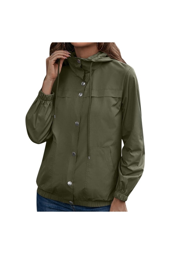 Jacket for Women Womens Long Sleeve Plaid Shirts Flannel Lapel Button Down Shacket Jacket Coats AG,L