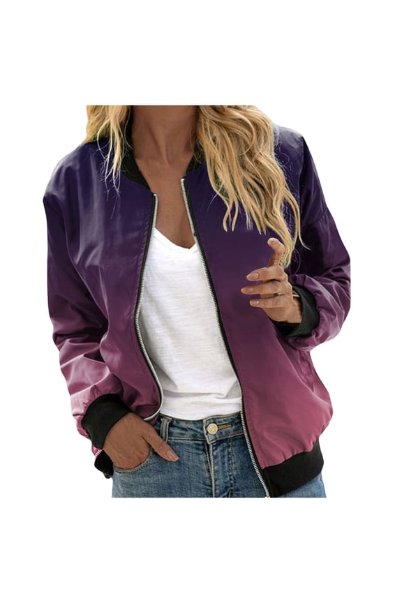 Jackets for Women Womens Jacket Western Aztec Print Long Sleeve Snap Button Down Shacket Jackets with Pockets Purple,M