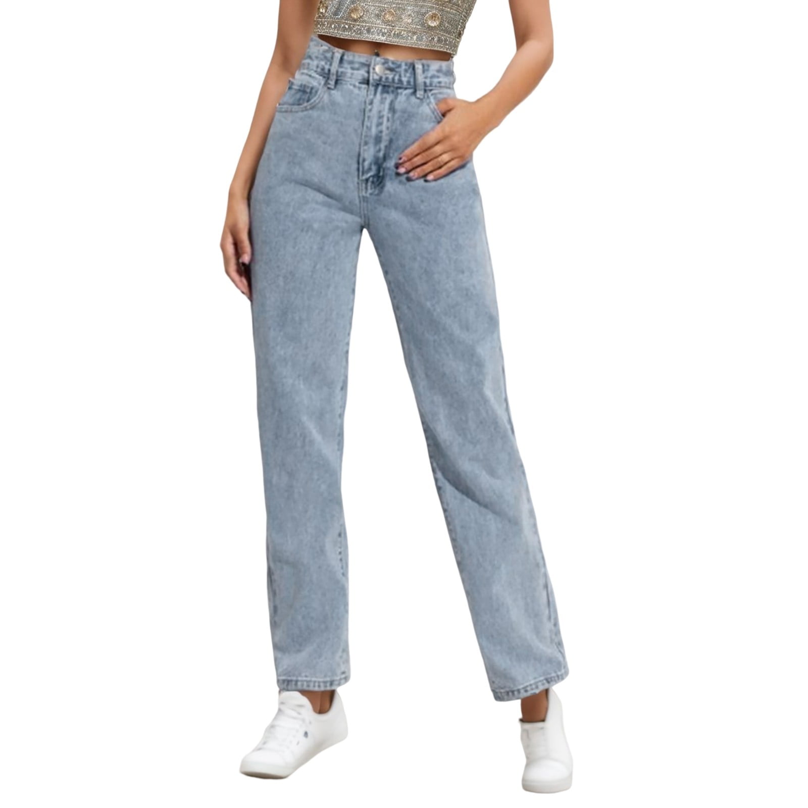 Dames Baggy Cargo Broek Y2K Kleding Multi-Pocket Relaxed Fit Jeans