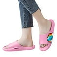 thumbnail image 1 of Siilsaa Kids Cloud Slides for Boys Girls Comfy Lightweight Toddler Sandals Open Toe House Non Slip Slippers Indoor Outdoor Pink,9, 1 of 6