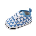 thumbnail image 1 of Siilsaa Kids Shoes Anti-Slip Sneakers Soft Ankle Boots Toddler First Walkers Crib Shoes Blue,5, 1 of 5