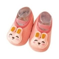 thumbnail image 1 of Siilsaa Kids Shoes First-Walking Shoes 1-4 Years Kid Shoes Trainers Soft Sole Non Slip Canvas Breathable Lightweight Slip-on Sneakers Outdoor Pink,7, 1 of 7