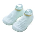 thumbnail image 1 of Siilsaa Kids Shoes Mesh Breathable Lightweight Walking Sock Shoes Kids Running Athletic Tennis Non-Slip Daily Shoes Sandals Sky Blue,6.5, 1 of 5