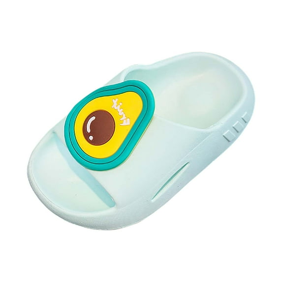 Siilsaa Kids Slides Girls Slip on Sandals Slides for Kids Girls Boys Slippers Shower Bathroom Comfort Non-Slip Thick Sole Slippers Summer Beach Shoes for Little Kid/Big Kid Green,4.5-5 Years