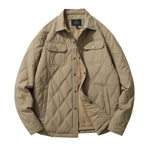Siilsaa Light Weight Jacket Lightweight Bomber Jacket Casual Windbreaker Jackets Windproof Coats Button Down with Pockets OTHER,M