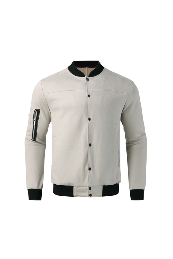 Lightweight Jacket Men Lightweight Jackets Cotton Casual Button Down Jacket Coat Work Golf Outwear Light Gray,XL
