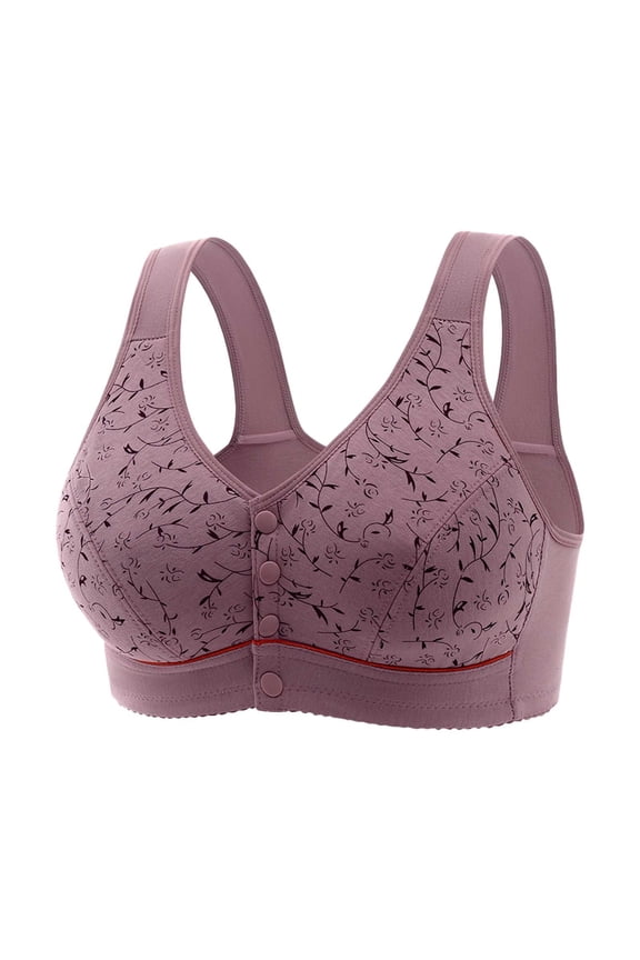 Lingerie Women Sexy Lace Bras for Women Plus Size Push Up Bra Full Coverage Underwire Bra Purple,40