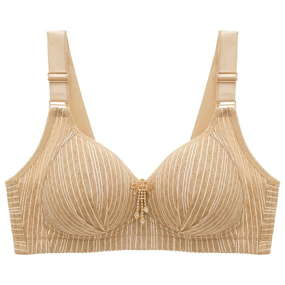 Siilsaa Lingerie Women Women's Strappy Sports Bras Fitness Workout Padded Yoga Bra Criss Cross Back Khaki,36