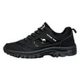 thumbnail image 1 of Siilsaa Men'S Fashion Sneakers Banded Knit Slip-on Athletic Sneakers Dark Gray,10, 1 of 5
