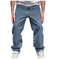 thumbnail image 1 of Siilsaa Men's Carpenter Jeans Blue,30, 1 of 5