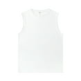 thumbnail image 1 of Siilsaa Men's Essentials Midweight T Pack, Cotton Muscle Tank Shirts White,M, 1 of 3