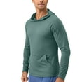 thumbnail image 1 of Siilsaa Men's Sun Shirts UPF 50+ Protection Hoodie Shirt SPF UV Shirt Long Sleeve Fishing Outdoor Lightweight AG,L, 1 of 4
