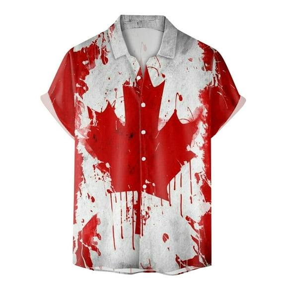 Siilsaa Mens Big and Tall Shirts Men's Cotton Linen Shirts Relaxed Fit Short Sleeve Button Down Shirt Button Up Pleats Shirts(Watermelon Red,2XL)