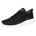 thumbnail image 1 of Siilsaa Mens Shoes Athletic Mesh Lace Up Performance Walking Shoe Sneaker White,10.5, 1 of 5