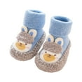 thumbnail image 1 of Siilsaa New Born Shoes Baby Girls Boys Canvas Shoes Soft Sole Crib Moccasin Casual Sneakers First Walkers Blue,12-18 Months, 1 of 4