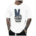thumbnail image 1 of Siilsaa Patriotic Shirts for Men 4th of July Tank Tops Mens 1776 Independence Day Patriotic Workout Muscle Tank Tops for Men White,L, 1 of 4