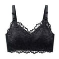 thumbnail image 1 of Siilsaa Plus Size Lingerie Women's Natural Boost Demi Bra Black,40/90, 1 of 2