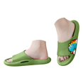 thumbnail image 1 of Siilsaa Preschool Sandals and slippers Cute Outdoor and Indoor Anti Slip, Fashionable Thick Sole Green,13, 1 of 6